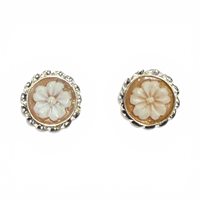 Pendientes Mandile 1922 Mujer Cammei  in Plata Conchiglia 2MORCM37